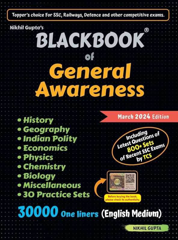 Blackbook of General Awareness