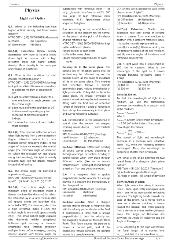 Pinnacle Railway General Studies – Chapter-wise Solved Papers