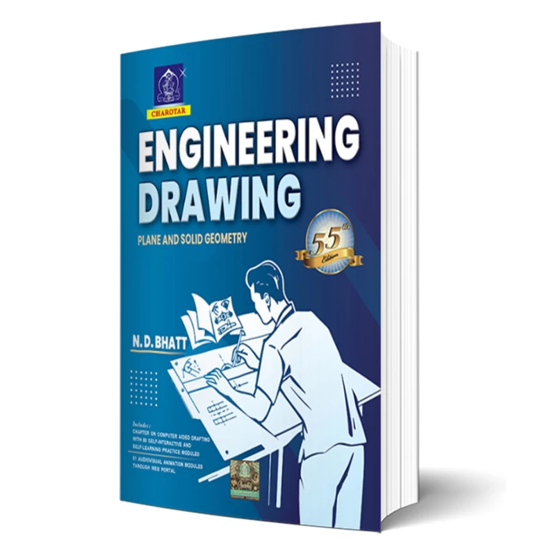 Engineering Drawing: Plane and Solid Geometry by N.D. Bhatt – Comprehensive Guide (Charotar Publishing)