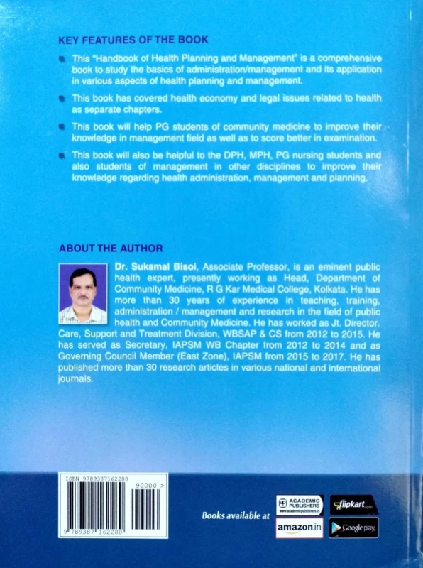 Handbook Of Health Planning And Management By Sukamal Bisoi – Academic Publishers (Essential Exam Guide)